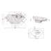 Кухонна мийка з додатковою чашею Lidz 1000x500/225 WHI-01 (LIDZWHI011000500225)
