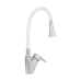 Змішувач для кухні Lidz Tani 007F3 з гнучким виливом (k40) LDTAN007F3WCR40423 Chrome/White