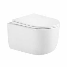 Унітаз підвісний Qtap Taurus безободковий з сидінням Soft-close QTTAU26W45428
