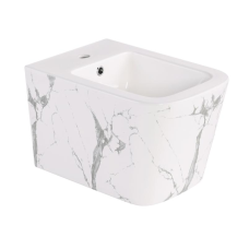 Біде підвісне Qtap Tern 520x350x330 мм, Marble QT17551303GMR