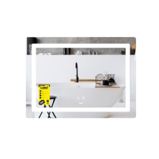 Дзеркало Lidz Kubis (KU2) 700х500 з LED-підсвічуванням Touch, з антизапотіванням, з димером, рег. яскравості LD78LF90448486