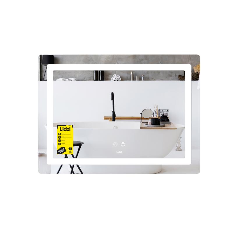 Дзеркало Lidz Kubis (KU2) 700х500 з LED-підсвічуванням Touch, з антизапотіванням, з димером, рег. яскравості LD78LF90448486 Дзеркало Lidz Kubis (KU2) 700х500 з LED-підсвічуванням Touch, з антизапотіванням, з димером, рег. яскравості LD78LF90448486