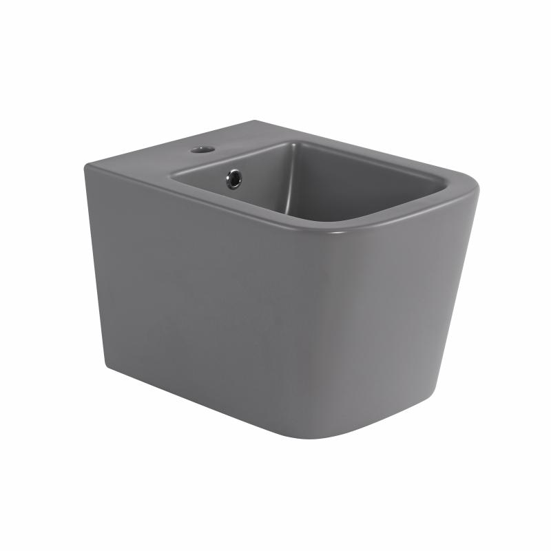 Біде підвісне Qtap Tern 520x350x330 мм, Stone grey QT17551303GSG Біде підвісне Qtap Tern 520x350x330 мм, Stone grey QT17551303GSG