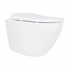 Унітаз підвісний Qtap Robin ML Ultra Quiet 490x365x325 мм, з сидінням Soft-close MagLock, White QTROBML26W49621