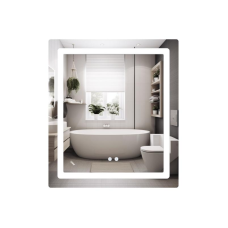 Дзеркало Lidz Kubis 700х800 з LED-підсвічуванням Touch, з антизапотіванням, з димером, рег. яскравості LD78LF904708048447