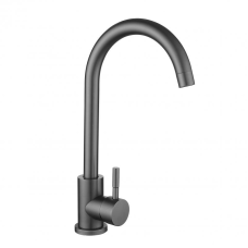 Змішувач для кухні Lidz Aria 015F (k35)  LDARI015FGRP49559 Graphite