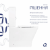 Унітаз-компакт Qtap Cardinal Ultra Quiet безободковий з сидінням Soft-close QT04222168AUQ3W