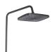Душова система універсальна Qtap Gemini на три споживачі (з виливом) QTGEM111GMB45688 Gunmetal Black PVD