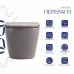 Унітаз підвісний Qtap Robin Ultra Quiet 520×365×340 мм, Stone grey, з сидінням Slim Duroplast / Soft-close / Quick Release QTROB26SG48996
