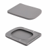 Унітаз підвісний Qtap Tern Ultra Quiet 520×345×325 мм, Stone grey, з сидінням Slim Duroplast / Soft-close / Quick Release QTTER26SG49000