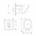 Унітаз підвісний Jay Rimless 485×360×320 мм, White, з сидінням Slim Duroplast/ Soft-close/ Quick Relase QT07335177RW Qtap Унітаз підвісний Jay Rimless 485×360×320 мм, White, з сидінням Slim Duroplast/ Soft-close/ Quick Relase QT07335177RW Qtap