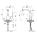 Змішувач для кухні Lidz Nicole 014F (k35) LDNIC014FCRM22009 Chrome Змішувач для кухні Lidz Nicole 014F (k35) LDNIC014FCRM22009 Chrome