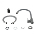 Змішувач для кухні Lidz Aria 015F3 (k35) з гнучким виливом LDARI015F3GGRP49565 Graphite/Grey Змішувач для кухні Lidz Aria 015F3 (k35) з гнучким виливом LDARI015F3GGRP49565 Graphite/Grey