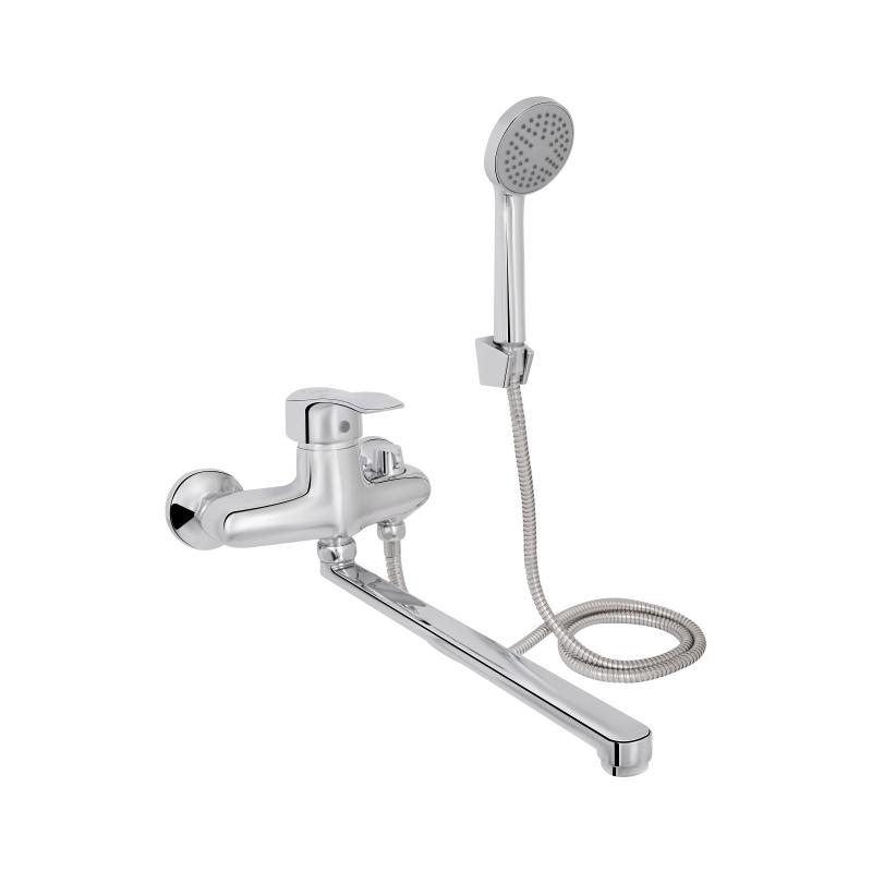 Змішувач для ванни Lidz Anny 0051 з поворотним виливом (з душовим гарнітуром) (k40) LD43790051CRM35128 Chrome