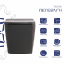 Унітаз підвісний Qtap Tern Ultra Quiet 520×345×325 мм, Anthracite, з сидінням Slim Duroplast / Soft-close / Quick Release QTTER26AN48999