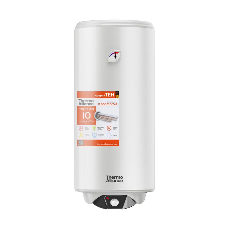 Водонагрівач електричний Thermo Alliance Spectra 100 л вертикальний, мокрий ТЕН 2,0 кВт, d 435 мм Водонагрівач електричний Thermo Alliance Spectra 100 л вертикальний, мокрий ТЕН 2,0 кВт, d 435 мм