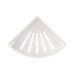 Полиця кутова Qtap Police пластикова QTPL01 White Полиця кутова Qtap Police пластикова QTPL01 White