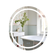 Дзеркало Qtap Gemini 800х700 з LED-підсвічуванням Touch, з антизапотіванням, з димером, рег. темп. кольору (3000-6500K) QT2578R8070