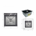 Lidz Handmade H5050HB Мийка для кухні інтегрована Decor Black PVD Honeycomb 2,5/0,5 мм LDH5050BDECPVD48369