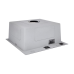 Lidz Handmade H5050HB Мийка для кухні інтегрована Decor Black PVD Honeycomb 2,5/0,5 мм LDH5050BDECPVD48369