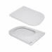 Унитаз напольный Qtap Presto Quadro безобідковий з сідінням Soft-close QTPRE27W51021 Унитаз напольный Qtap Presto Quadro безобідковий з сідінням Soft-close QTPRE27W51021