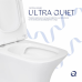 Унитаз напольный Qtap Presto Quadro безобідковий з сідінням Soft-close QTPRE27W51021 Унитаз напольный Qtap Presto Quadro безобідковий з сідінням Soft-close QTPRE27W51021