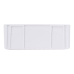 Полиця універсальна Qtap Police пластикова QTPL02 White