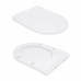Унітаз підвісний Qtap Robin Ultra Quiet безобідковий з сідінням Soft-close 520x365x365 мм WHITE