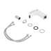 Змішувач для раковини Qtap Swan Cascada QTSWA270CRW45568 Chrome/White