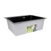 Lidz Handmade H6050HB Мийка для кухні інтегрована Decor Black PVD Honeycomb 2,5/0,5 мм LDH6050BDECPVD48371