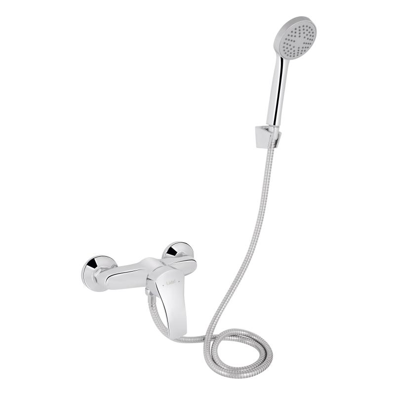 Змішувач для душу Lidz Anny 010 (з душовим гарнітуром) (k40) LDANN010CRM35124 Chrome Змішувач для душу Lidz Anny 010 (з душовим гарнітуром) (k40) LDANN010CRM35124 Chrome