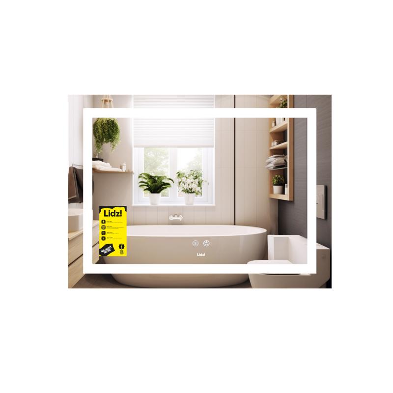Дзеркало Lidz Kubis (KU1) 700х500 з LED-підсвічуванням Touch, з антизапотіванням, з димером, рег. яскравості LD78LF90448485 Дзеркало Lidz Kubis (KU1) 700х500 з LED-підсвічуванням Touch, з антизапотіванням, з димером, рег. яскравості LD78LF90448485