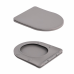 Унітаз підвісний Robin Ultra Quiet 490×365×325 мм, Stone Grey, з сидінням Slim Duroplast / Soft-close / Quick Release QT13332381АSSG Qtap