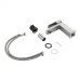 Змішувач для раковини низький Lidz Helix 001F (k35)  LDHEL001FNKS49178 Nickel