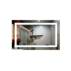 Дзеркало Qtap Cardinal (CA1) 700х500 з LED-підсвічуванням Touch, з антизапотіванням, з димером, рег. темп. кольору (3000-6500K) QT0478C5070