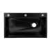 Lidz Handmade H7545B Мийка для кухні інтегрована Decor Black PVD Honeycomb 3,0/1,0 мм LDH7545BDECPVD48373