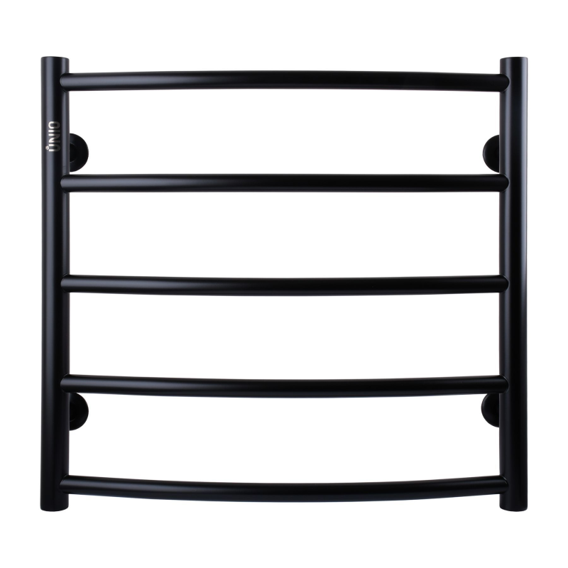 Рушникосушарка UNIO LD W 500-500-5 BLK Драбинка Дуга вода чорна Рушникосушарка UNIO LD W 500-500-5 BLK Драбинка Дуга вода чорна