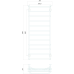 Рушникосушарка UNIO Zp W 1200-500-12 Зета з полицею вода Рушникосушарка UNIO Zp W 1200-500-12 Зета з полицею вода