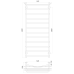 Рушникосушарка UNIO Zp W 1200-500-12 Зета з полицею вода Рушникосушарка UNIO Zp W 1200-500-12 Зета з полицею вода