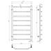 Рушникосушарка UNIO LS ЕU 900-500-8  Драбинка Скоба електро