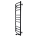 Рушникосушарка UNIO LDE ER 1200-500-12 BLK Драбинка Дуга Еліт електро чорна