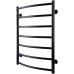 Рушникосушарка UNIO LD W 700-500-7 BLK Драбинка Дуга вода чорна Рушникосушарка UNIO LD W 700-500-7 BLK Драбинка Дуга вода чорна