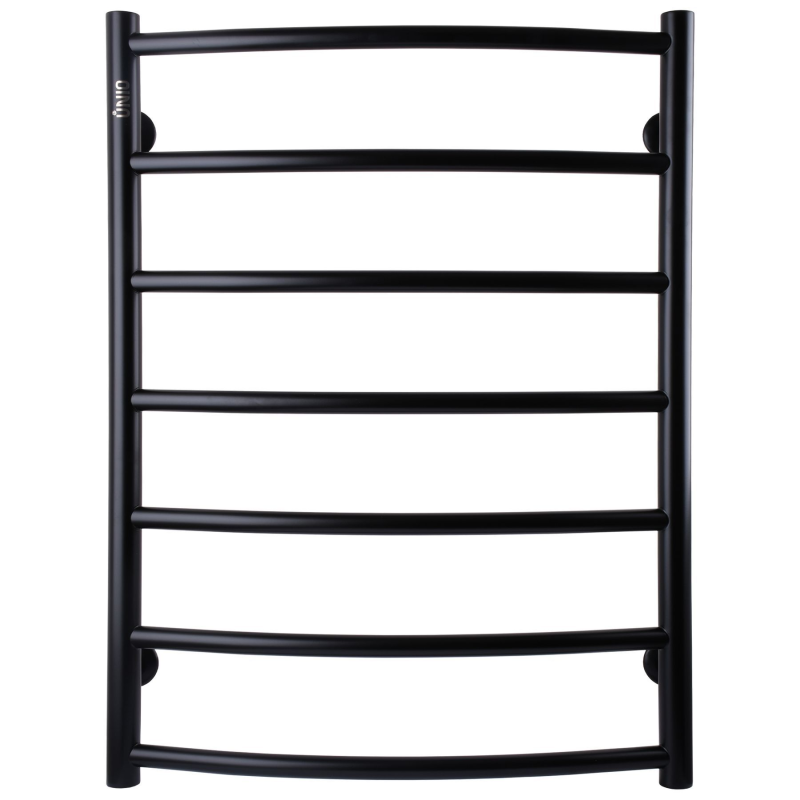 Рушникосушарка UNIO LD W 700-500-7 BLK Драбинка Дуга вода чорна Рушникосушарка UNIO LD W 700-500-7 BLK Драбинка Дуга вода чорна