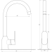 Змішувач для кухні Globus Lux Ontario GLO-0203S-BB