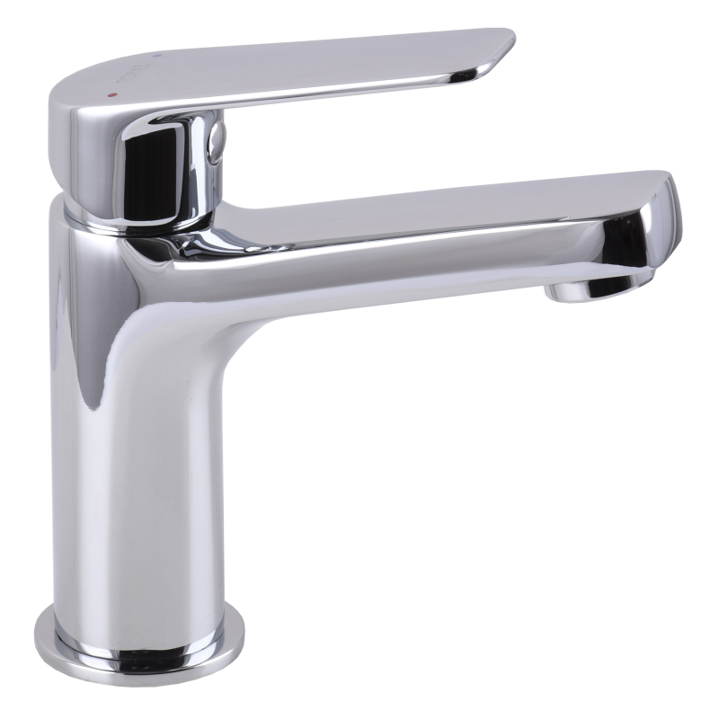 Змішувач для умивальника TOPAZ CAPRI TCA 15207-H44 картридж D25,H=140,  шлангиTAQ-M0855