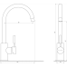 Змішувач для кухні Globus Lux LAZER GLLR-0203S-5-TERRA Змішувач для кухні Globus Lux LAZER GLLR-0203S-5-TERRA