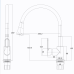 Змішувач для кухні Globus Lux Dolly GLD-0203LA-B01