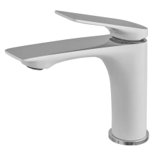 Змішувач для умивальника MIXXUS PREMIUM DERBY 001 NUT WHITE-CHROME (Колір білий/матовий хром) (MI6613)