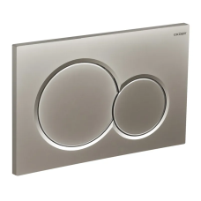Панель змиву KOER KT-0601-14 240x160x10mm пластикова, кнопка кругла (колір сатин) (KR5177)