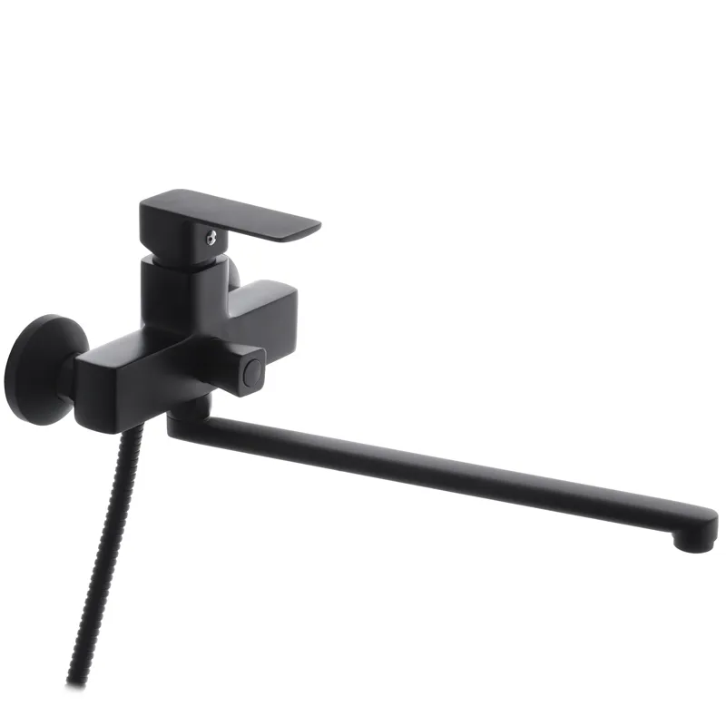 Змішувач для ванни HAIBA KUBUS 006 EURO BLACK (Колір чорний) (HB3931)